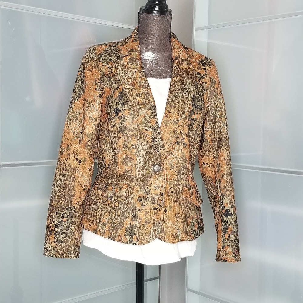 Animal print Blazer